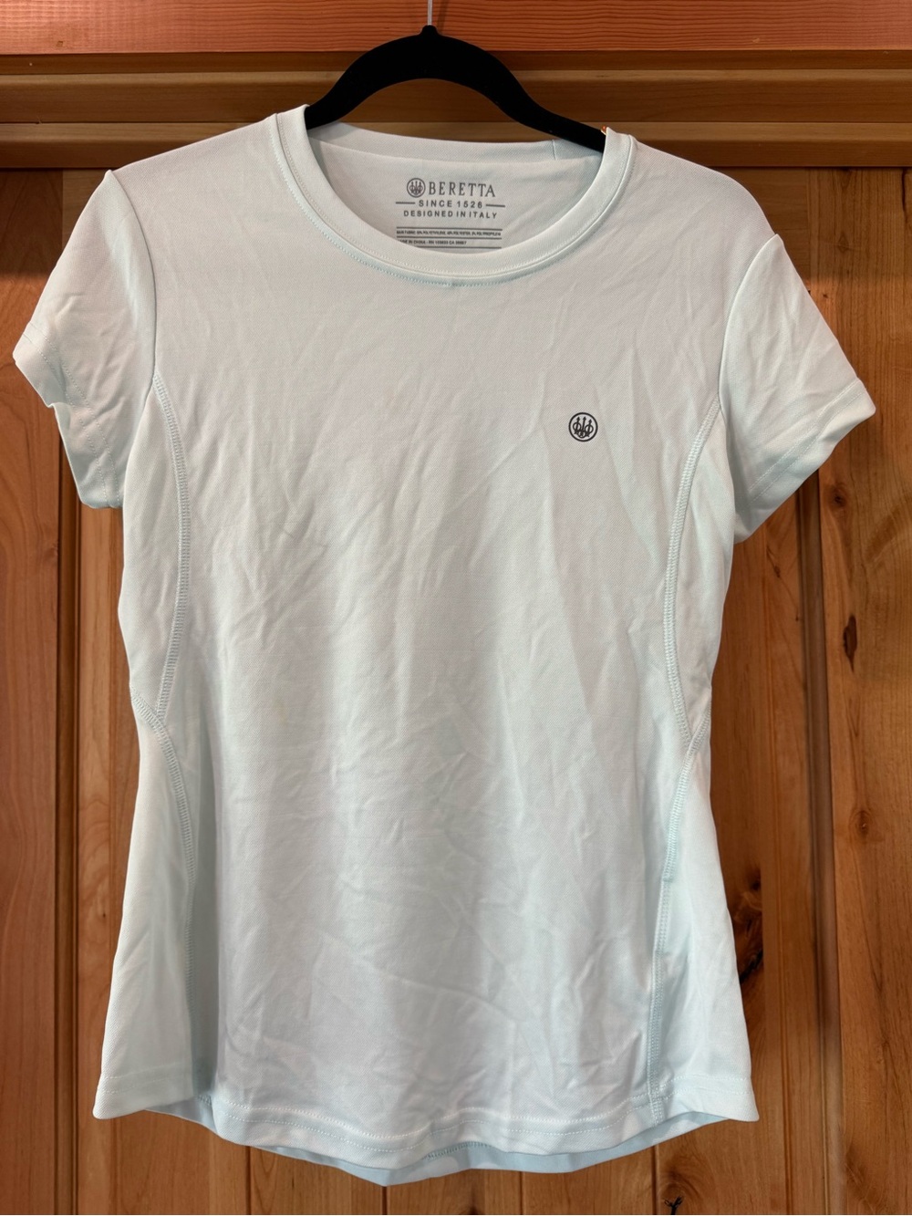 Beretta Women’s Light Blue Crewneck Performance Tee